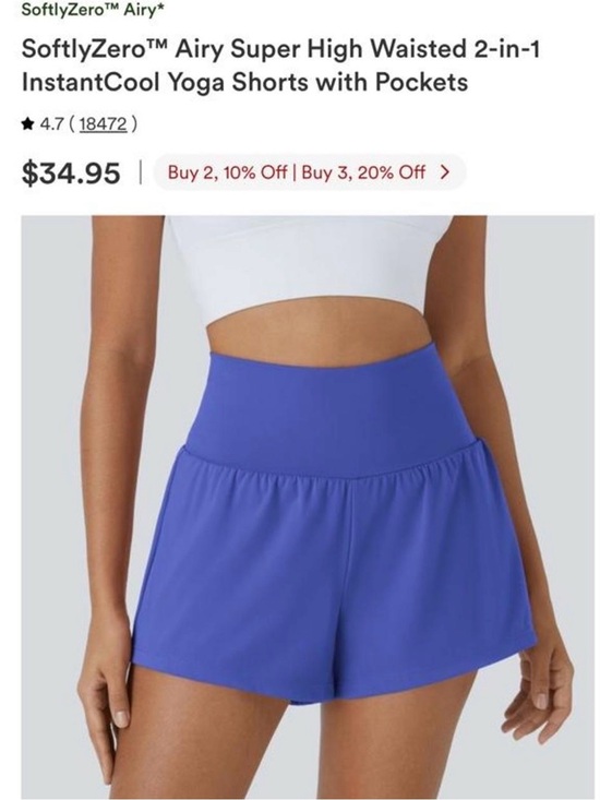 HALARA Pants - Halara High-Waist Active Shorts